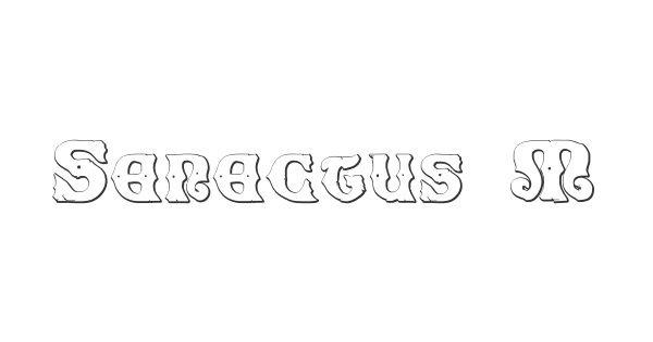 Senectus Morbus font thumb